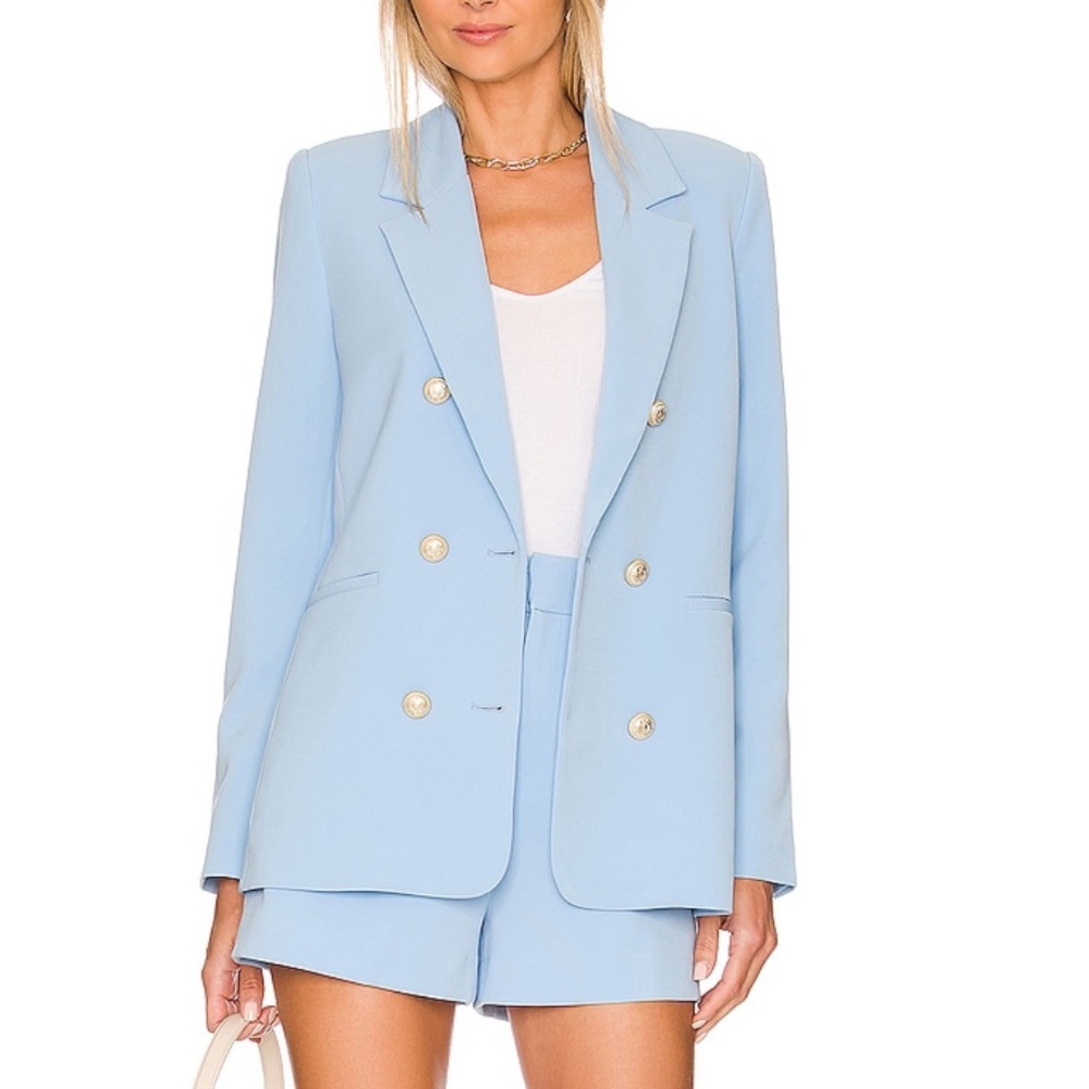 Generation Love blue blazer short SET